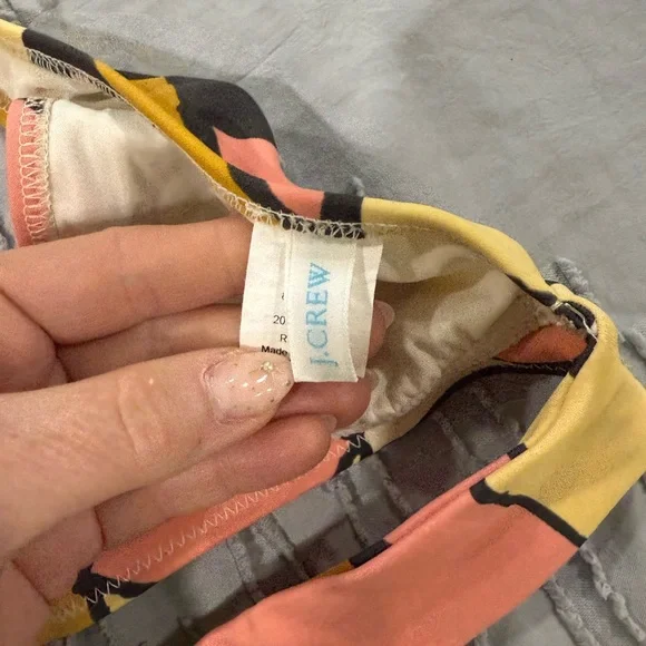 JCREW NWOT Small Colorful Halter Bikini Set - Picture 10 of 11